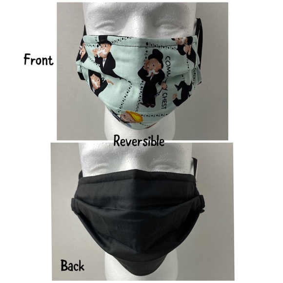 Face Mask Reversible, Washable, Reusable Masks - Picture 7 of 8